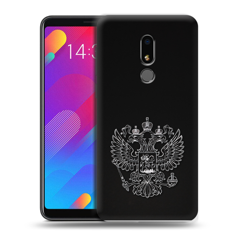 Пластиковый чехол на Meizu M8 Lite с принтом Герб России Пластиковый чехол на Meizu M8 Lite с принтом Герб России