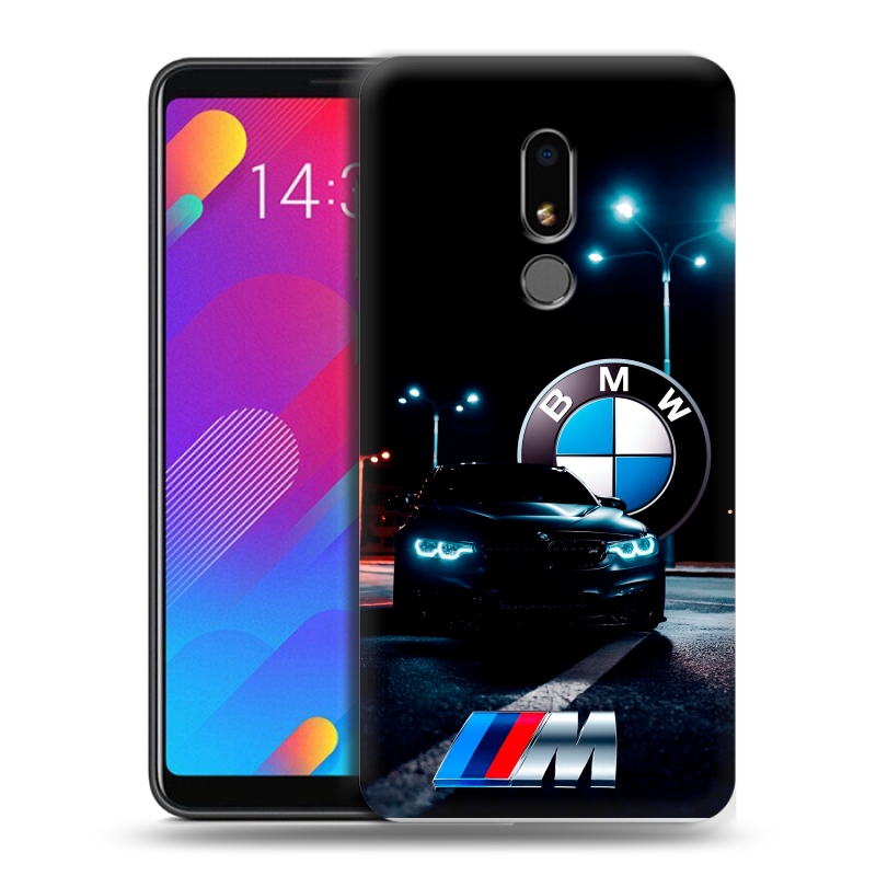 Пластиковый чехол на Meizu M8 Lite с принтом БМВ BMW Пластиковый чехол на Meizu M8 Lite с принтом БМВ BMW