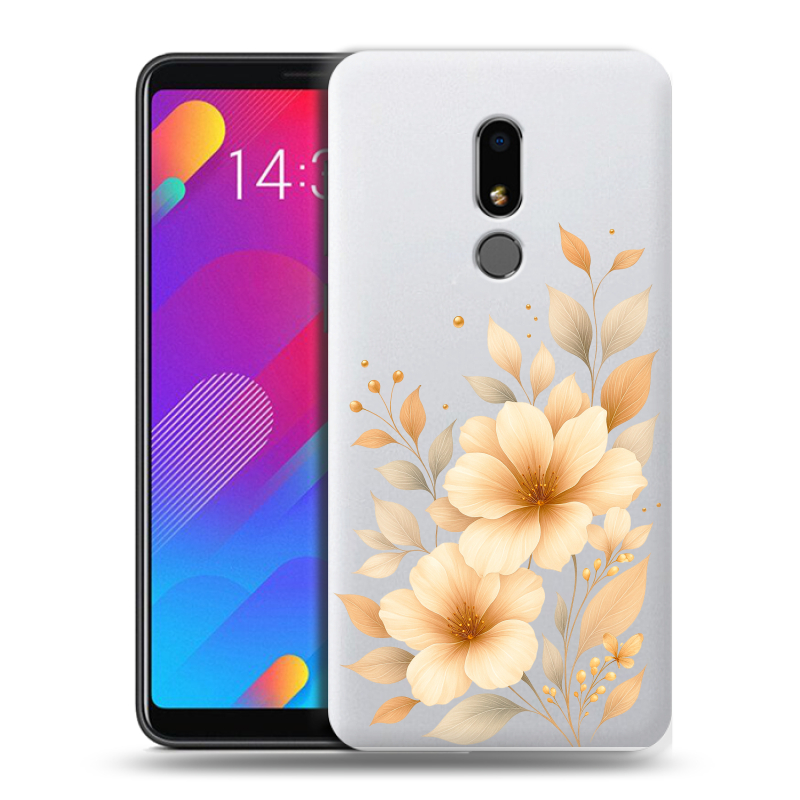Пластиковый чехол на Meizu M8 Lite с принтом для девушки Пластиковый чехол на Meizu M8 Lite с принтом для девушки