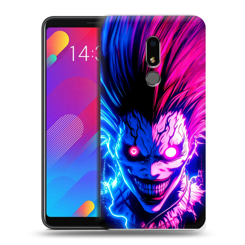 Пластиковый чехол на Meizu M8 Lite с принтом Death note Тетрадь смерти Пластиковый чехол на Meizu M8 Lite с принтом Death note Тетрадь смерти