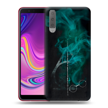 Силиконовый противоударный чехол на Samsung Galaxy A7 (2018) с принтом Гарри Поттер Harry Potter Силиконовый противоударный чехол на Samsung Galaxy A7 (2018) с принтом Гарри Поттер Harry Potter