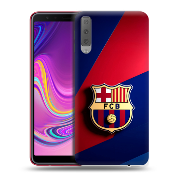 Силиконовый противоударный чехол на Samsung Galaxy A7 (2018) с принтом Барселона Barcelona Силиконовый противоударный чехол на Samsung Galaxy A7 (2018) с принтом Барселона Barcelona