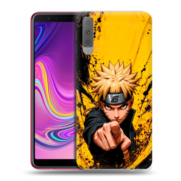 Силиконовый противоударный чехол на Samsung Galaxy A7 (2018) с принтом Naruto Наруто Силиконовый противоударный чехол на Samsung Galaxy A7 (2018) с принтом Naruto Наруто