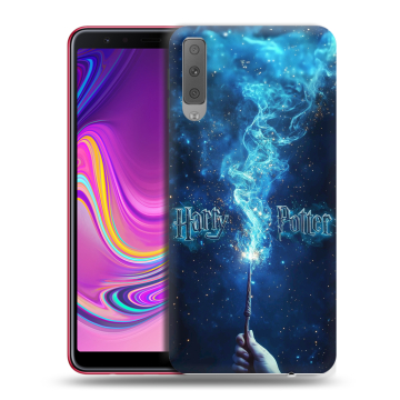 Силиконовый противоударный чехол на Samsung Galaxy A7 (2018) с принтом Harry Potter Гарри Поттер Силиконовый противоударный чехол на Samsung Galaxy A7 (2018) с принтом Harry Potter Гарри Поттер