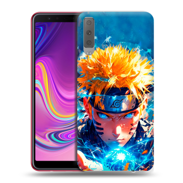 Силиконовый противоударный чехол на Samsung Galaxy A7 (2018) с принтом Аниме Наруто Naruto Силиконовый противоударный чехол на Samsung Galaxy A7 (2018) с принтом Аниме Наруто Naruto