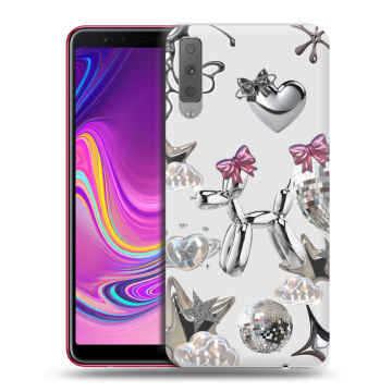 Силиконовый противоударный чехол на Samsung Galaxy A7 (2018) с принтом Y2K Силиконовый противоударный чехол на Samsung Galaxy A7 (2018) с принтом Y2K