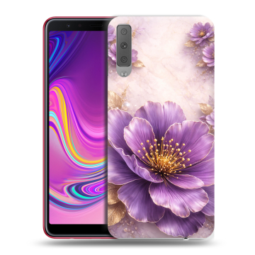 Силиконовый противоударный чехол на Samsung Galaxy A7 (2018) с принтом женский Силиконовый противоударный чехол на Samsung Galaxy A7 (2018) с принтом женский