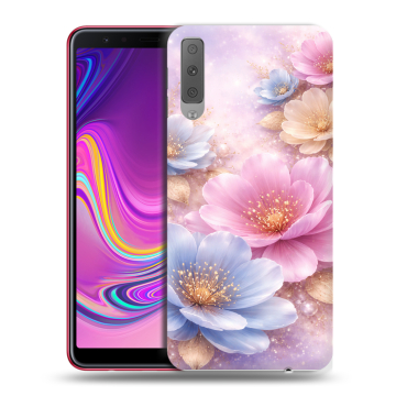 Силиконовый противоударный чехол на Samsung Galaxy A7 (2018) с принтом женский Силиконовый противоударный чехол на Samsung Galaxy A7 (2018) с принтом женский