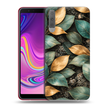 Силиконовый противоударный чехол на Samsung Galaxy A7 (2018) с принтом женский Силиконовый противоударный чехол на Samsung Galaxy A7 (2018) с принтом женский