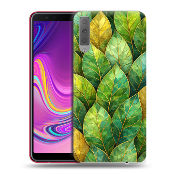 Силиконовый противоударный чехол на Samsung Galaxy A7 (2018) с принтом женский Силиконовый противоударный чехол на Samsung Galaxy A7 (2018) с принтом женский