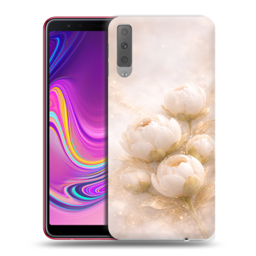 Силиконовый противоударный чехол на Samsung Galaxy A7 (2018) с принтом женский Силиконовый противоударный чехол на Samsung Galaxy A7 (2018) с принтом женский