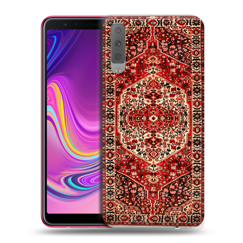 Силиконовый противоударный чехол на Samsung Galaxy A7 (2018) с принтом Ковер Силиконовый противоударный чехол на Samsung Galaxy A7 (2018) с принтом Ковер