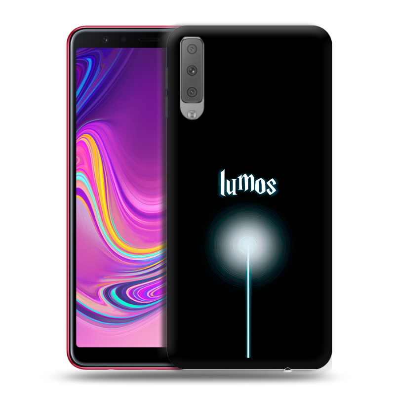 Силиконовый противоударный чехол на Samsung Galaxy A7 (2018) с принтом Harry Potter Гарри Поттер Силиконовый противоударный чехол на Samsung Galaxy A7 (2018) с принтом Harry Potter Гарри Поттер