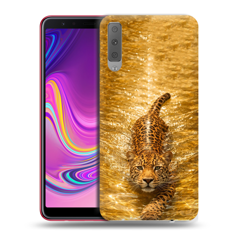 Силиконовый противоударный чехол на Samsung Galaxy A7 (2018) с принтом женский Силиконовый противоударный чехол на Samsung Galaxy A7 (2018) с принтом женский