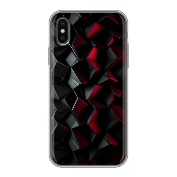 Силиконовый чехол на Iphone X/XS с принтом Абстракция Силиконовый чехол на Iphone X/XS с принтом Абстракция