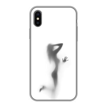 Силиконовый чехол на Iphone X/XS с принтом Силуэт