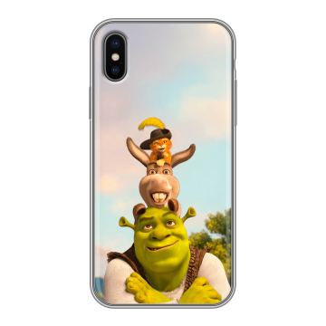 Силиконовый чехол на Iphone X/XS с принтом Шрек Shrek Силиконовый чехол на Iphone X/XS с принтом Шрек Shrek