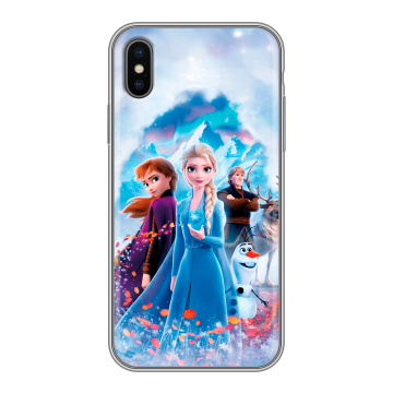 Силиконовый чехол на Iphone X/XS с принтом Холодное сердце Frozen