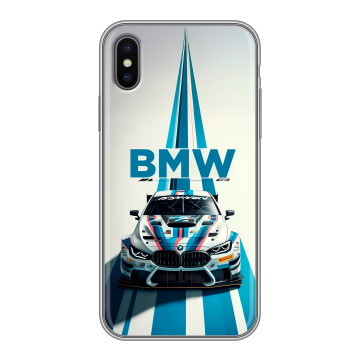 Силиконовый чехол на Iphone X/XS с принтом БМВ BMW