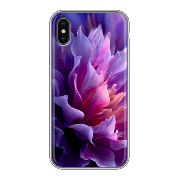 Силиконовый чехол на Iphone X/XS с принтом женский цветы Силиконовый чехол на Iphone X/XS с принтом женский цветы