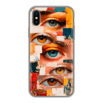 Силиконовый чехол на Iphone X/XS с принтом Модный принт Силиконовый чехол на Iphone X/XS с принтом Модный принт