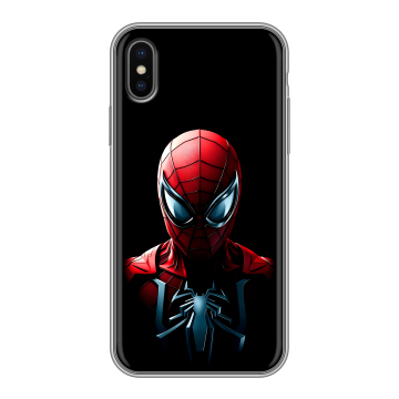 Силиконовый чехол на Iphone X/XS с принтом Spiderman Человек паук