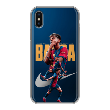 Силиконовый чехол на Iphone X/XS с принтом Барселона Barca Yamal 