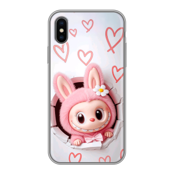 Силиконовый чехол на Iphone X/XS с принтом Labubu Лабубу
