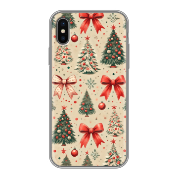 Силиконовый чехол на Iphone X/XS с принтом Новый год Силиконовый чехол на Iphone X/XS с принтом Новый год