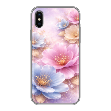 Силиконовый чехол на Iphone X/XS с принтом женский