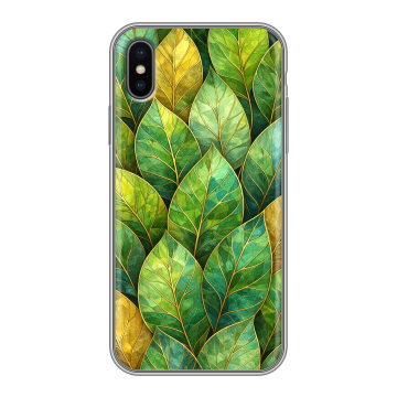 Силиконовый чехол на Iphone X/XS с принтом женский