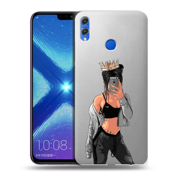 Силиконовый чехол на Huawei Honor 8X с принтом Женские принты
