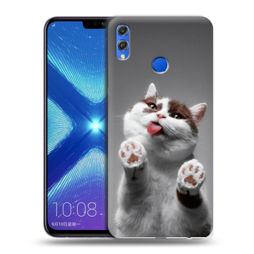 Силиконовый чехол на Huawei Honor 8X с принтом Коты