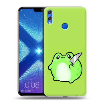 Силиконовый чехол на Huawei Honor 8X с принтом Лягушенок