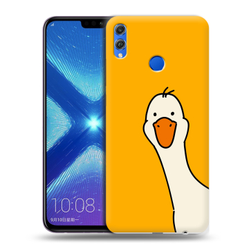 Силиконовый чехол на Huawei Honor 8X с принтом Утка