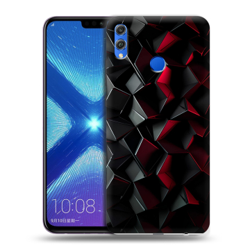 Силиконовый чехол на Huawei Honor 8X с принтом Абстракция