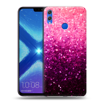 Силиконовый чехол на Huawei Honor 8X с принтом Блестки