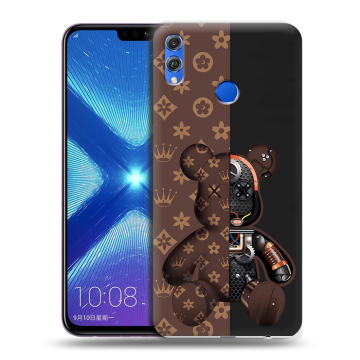 Силиконовый чехол на Huawei Honor 8X с принтом Луи робот