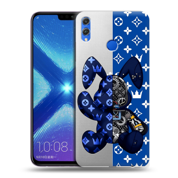 Силиконовый чехол на Huawei Honor 8X с принтом Луи робот
