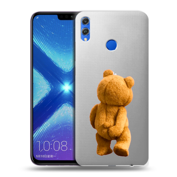 Силиконовый чехол на Huawei Honor 8X с принтом Медведь