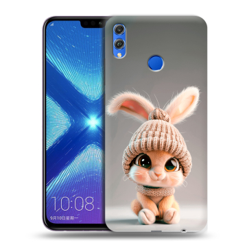 Силиконовый чехол на Huawei Honor 8X с принтом Кролик