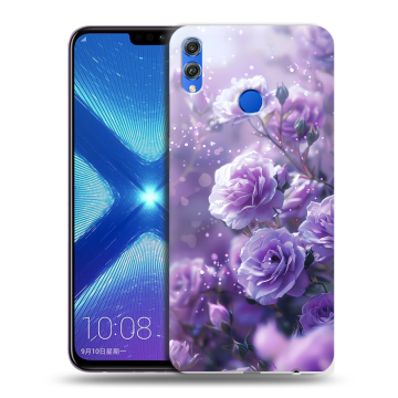 Силиконовый чехол на Huawei Honor 8X с принтом Розы цветы