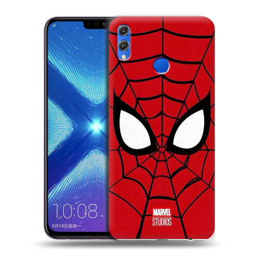 Силиконовый чехол на Huawei Honor 8X с принтом человек паук spiderman