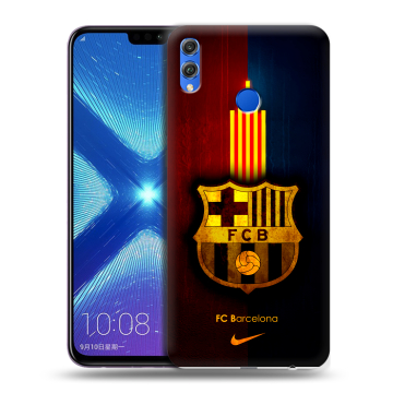 Силиконовый чехол на Huawei Honor 8X с принтом Барселона Barcelona