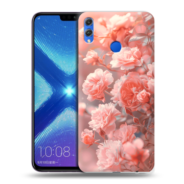 Силиконовый чехол на Huawei Honor 8X с принтом Розы цветы