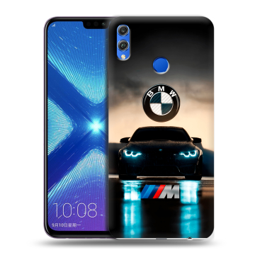 Силиконовый чехол на Huawei Honor 8X с принтом БМВ BMW