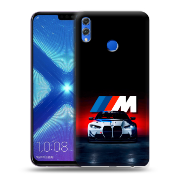 Силиконовый чехол на Huawei Honor 8X с принтом БМВ BMW