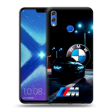 Силиконовый чехол на Huawei Honor 8X с принтом БМВ BMW
