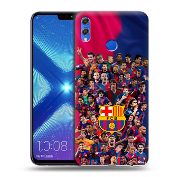 Силиконовый чехол на Huawei Honor 8X с принтом Барселона Barcelona