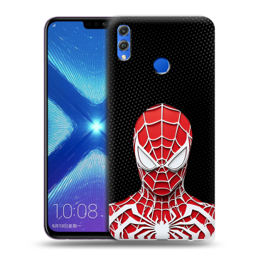 Силиконовый чехол на Huawei Honor 8X с принтом человек паук spiderman